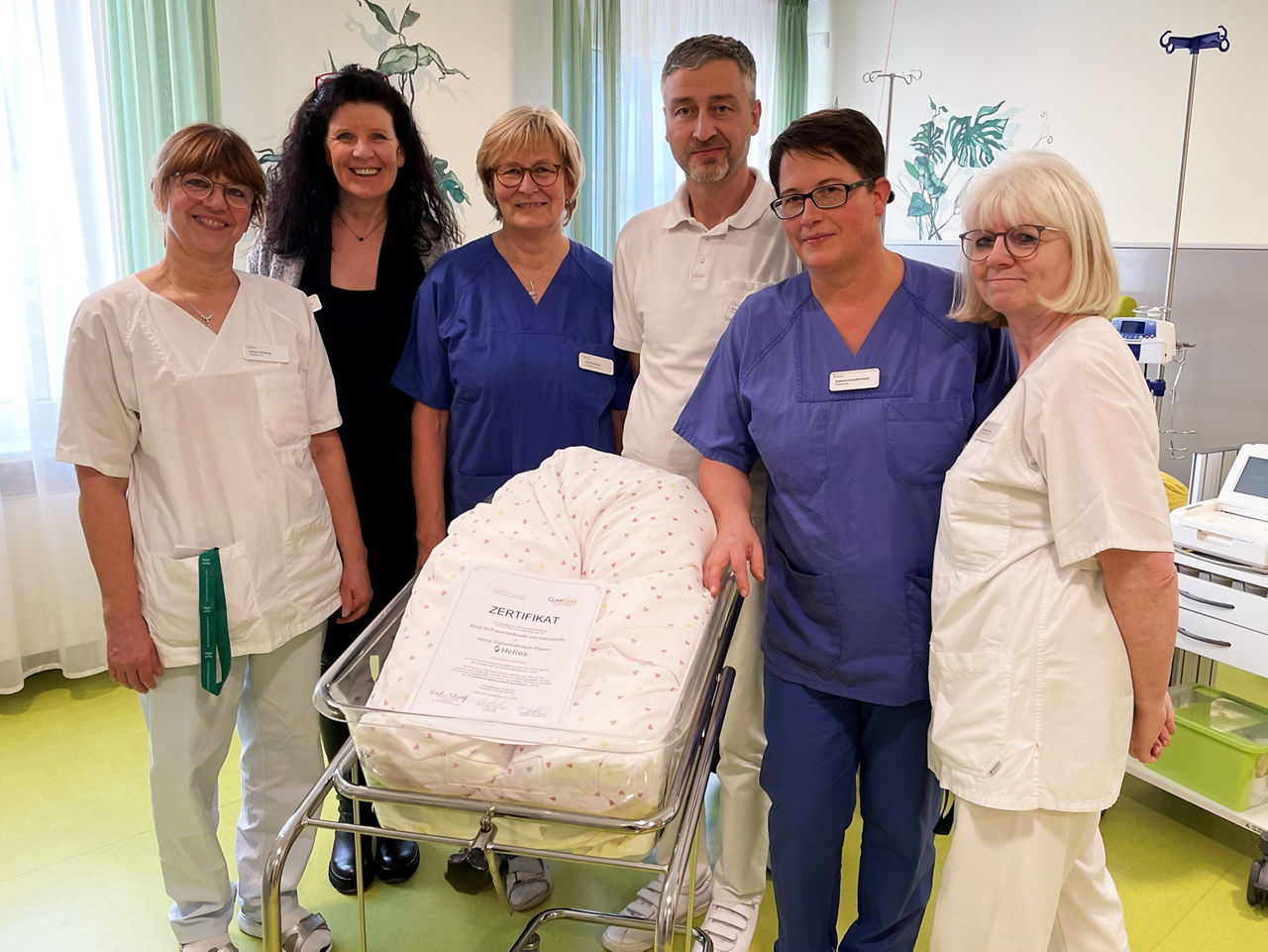 Babyfreundliche Geburtsklinik: Der Storch fühlt sich am Helios Vogtland-Klinikum Plauen besonders wohl