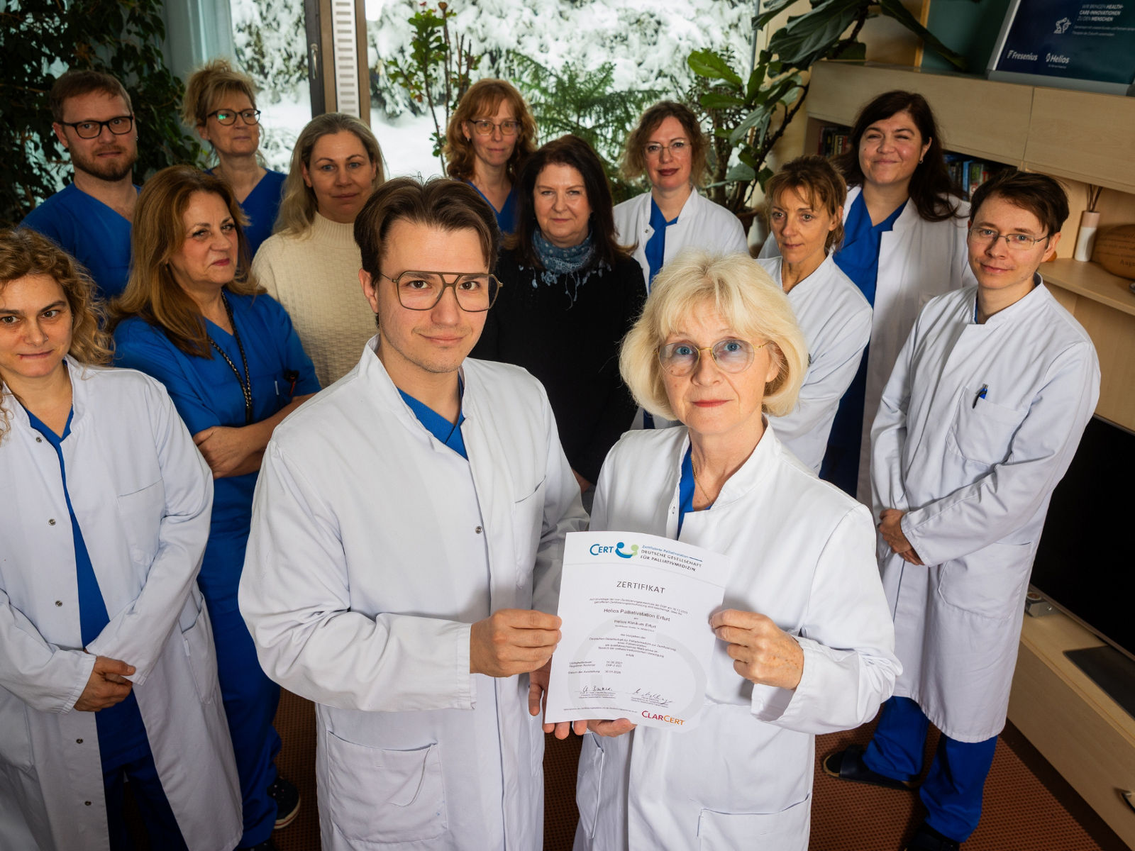 Erstmals zertifiziert:  Große Anerkennung für die Palliativmedizin im Helios Klinikum Erfurt 