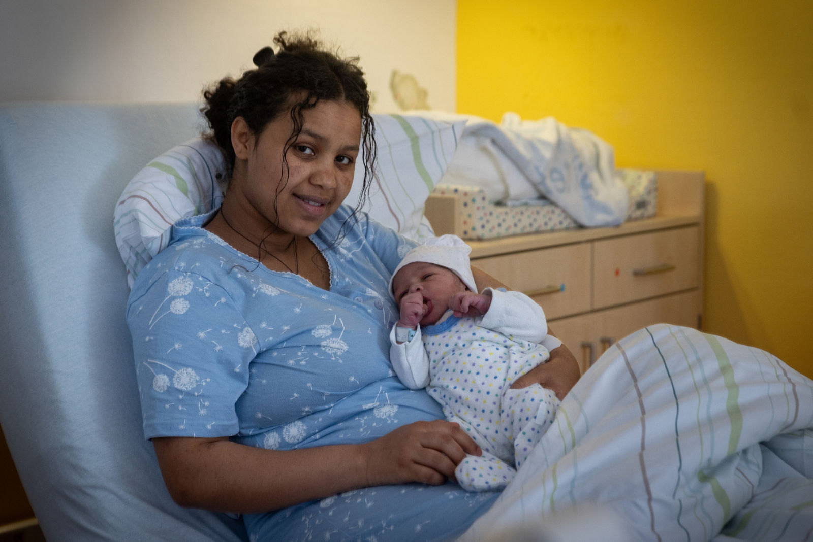 Yared Habte startet als erstes Kind ins neue Jahr