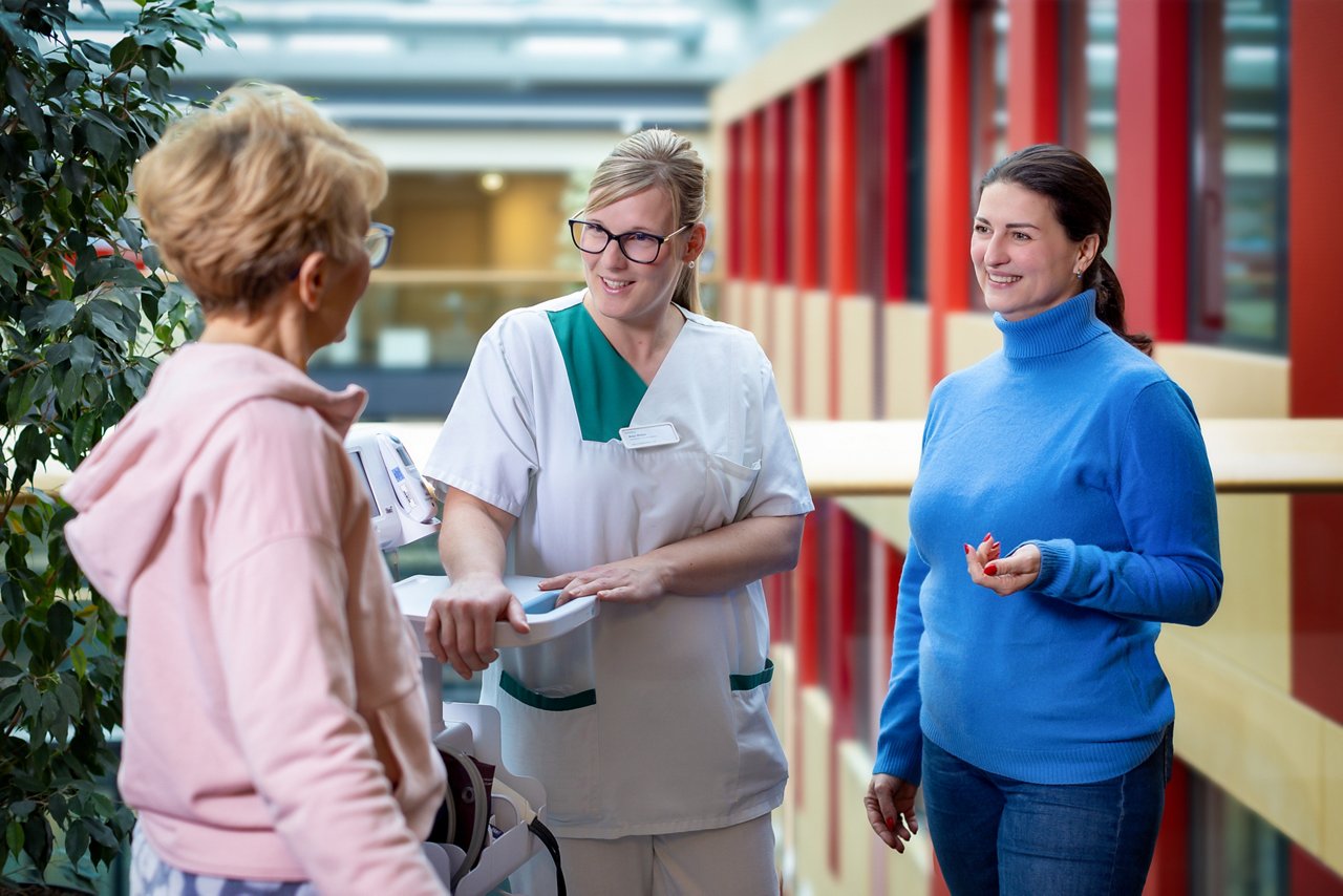 Privatklinik HKBB Patientengespräch