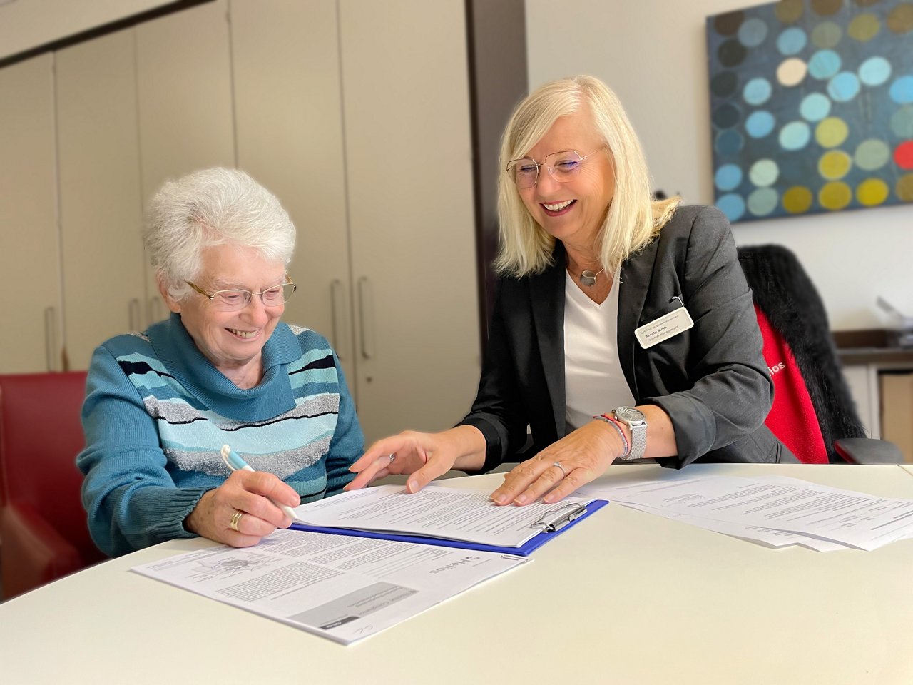 BK Privatklinik Patientengespräch