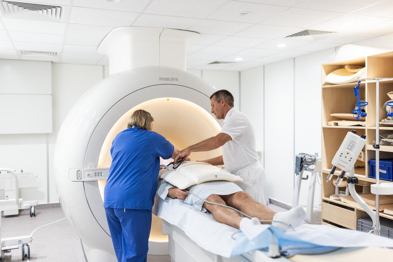 Ein Patient in unserer Radiologie