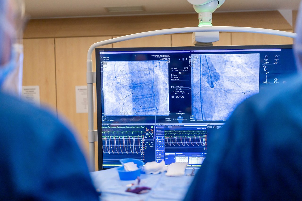 TAVI-Eingriff Helios Siegburg