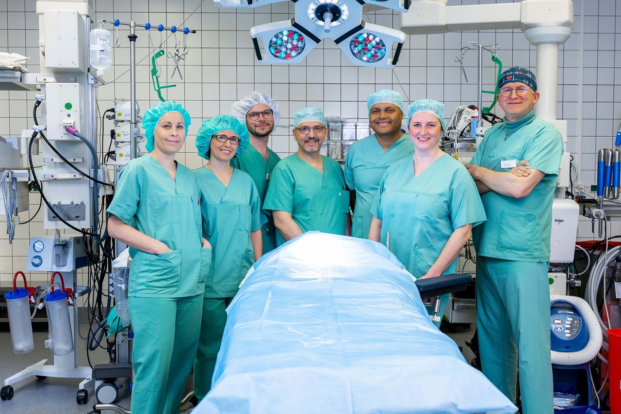 Das Team der Herzchirurgie am Helios Klinikum Siegburg.