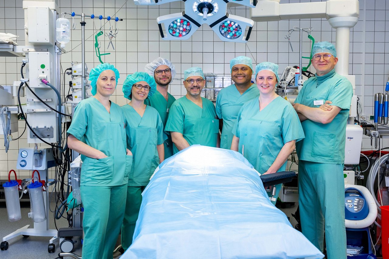 Das Team der Herzchirurgie am Helios Klinikum Siegburg.