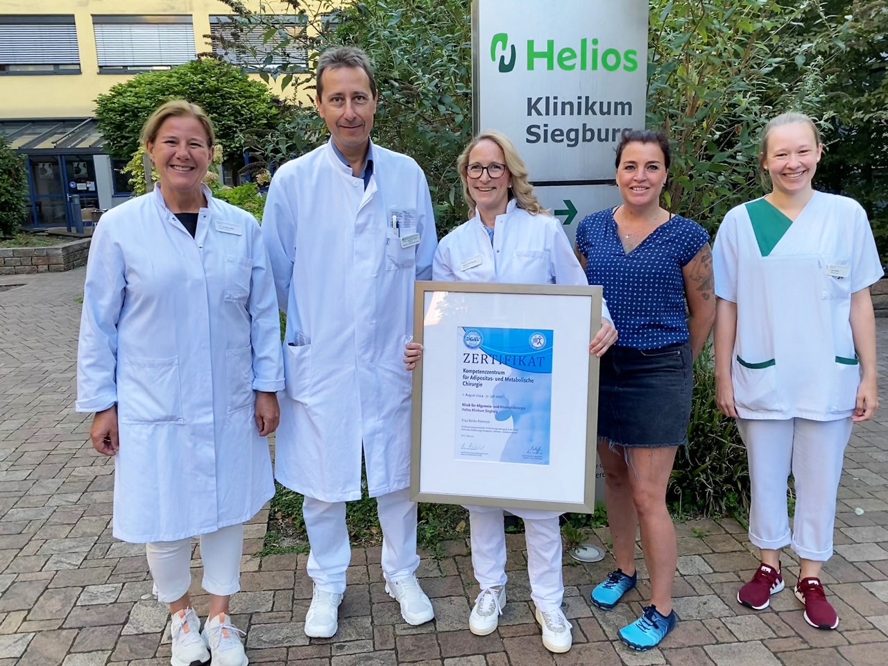 Adipositaszentrum am Helios Klinikum Siegburg ist neues Kompetenzzentrum der Deutschen Gesellschaft für Allgemein- und Viszeralchirurgie 