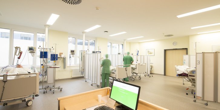 Aufwachraum an der Helios Klinik Schleswig