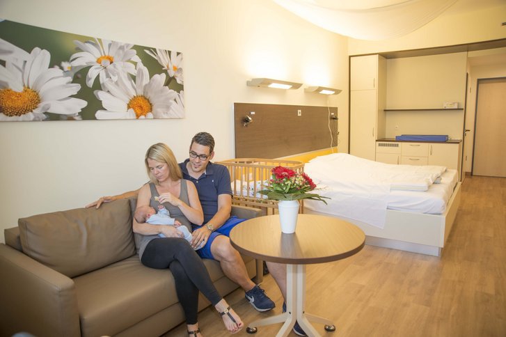 Familienzimmer der Geburtshilfe