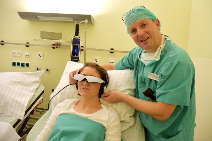 Aufwachraum Ablenkung