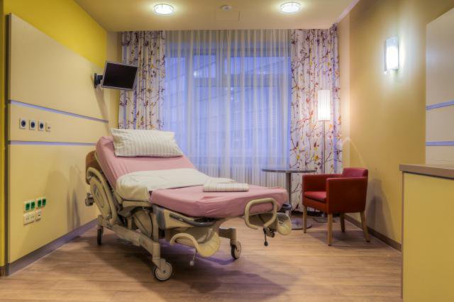 Der Anmeldebereich im Kreißsaal