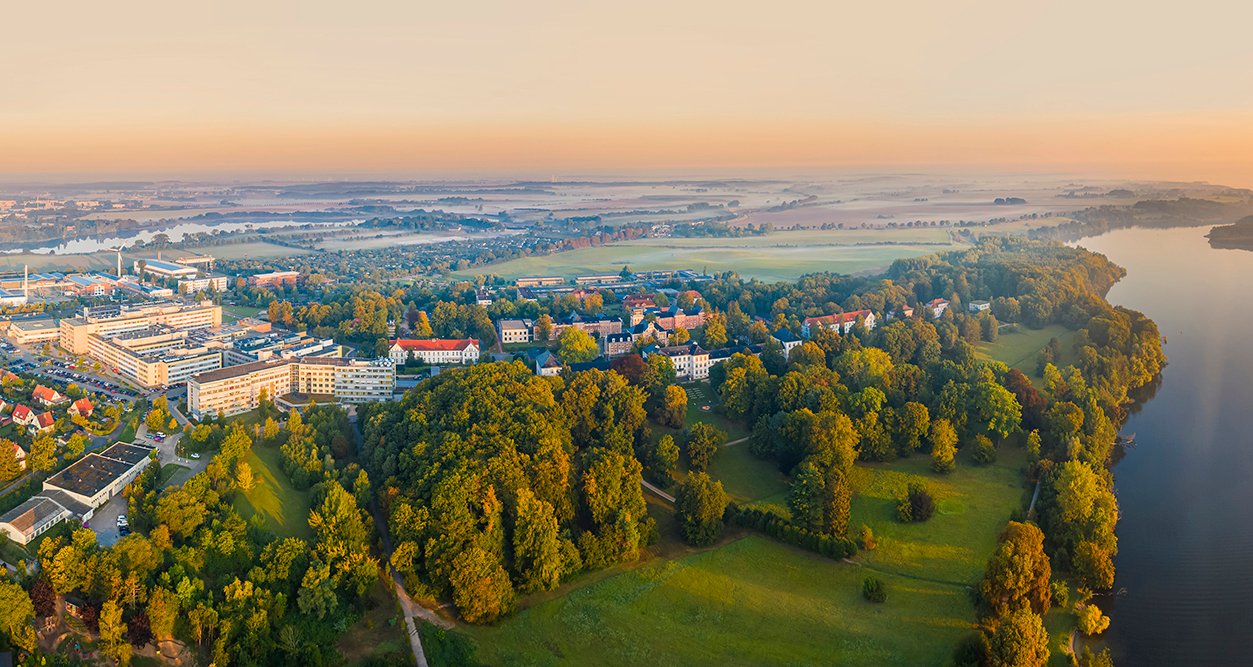 Klinikgelände aus der Luft