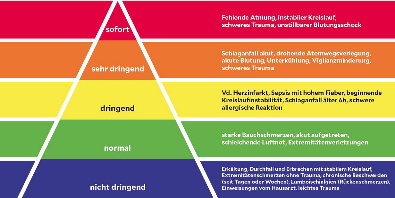 Triagesystem erläutert