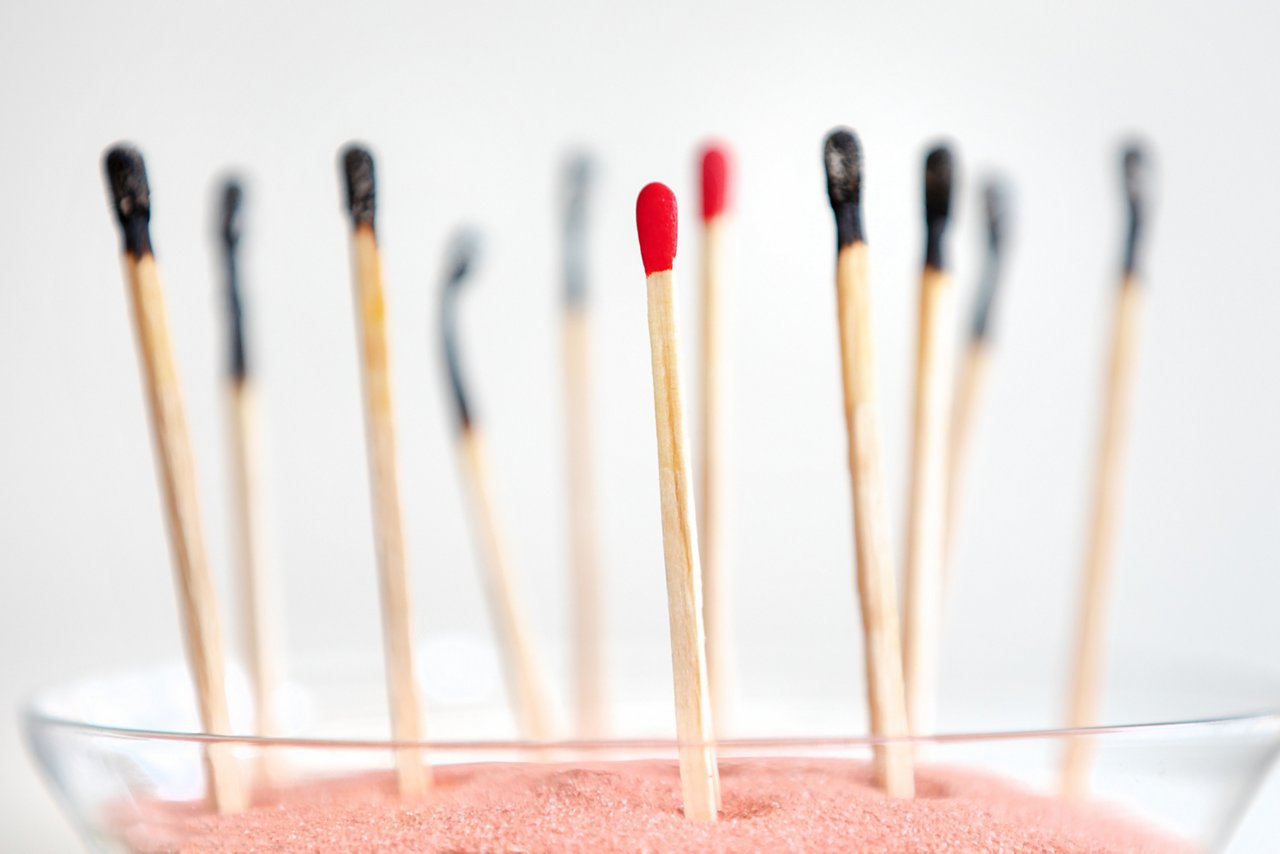 Mentale Gesundheit - ausgebrannt