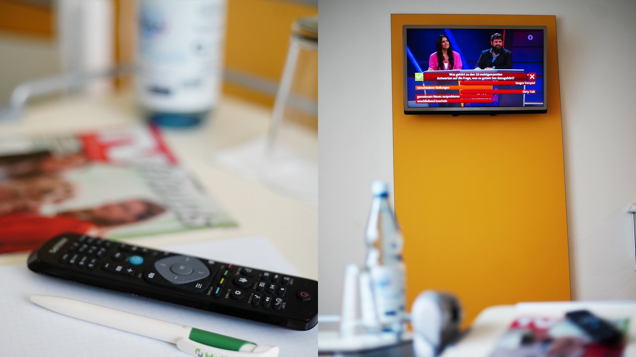 TV im Palliativzimmer 