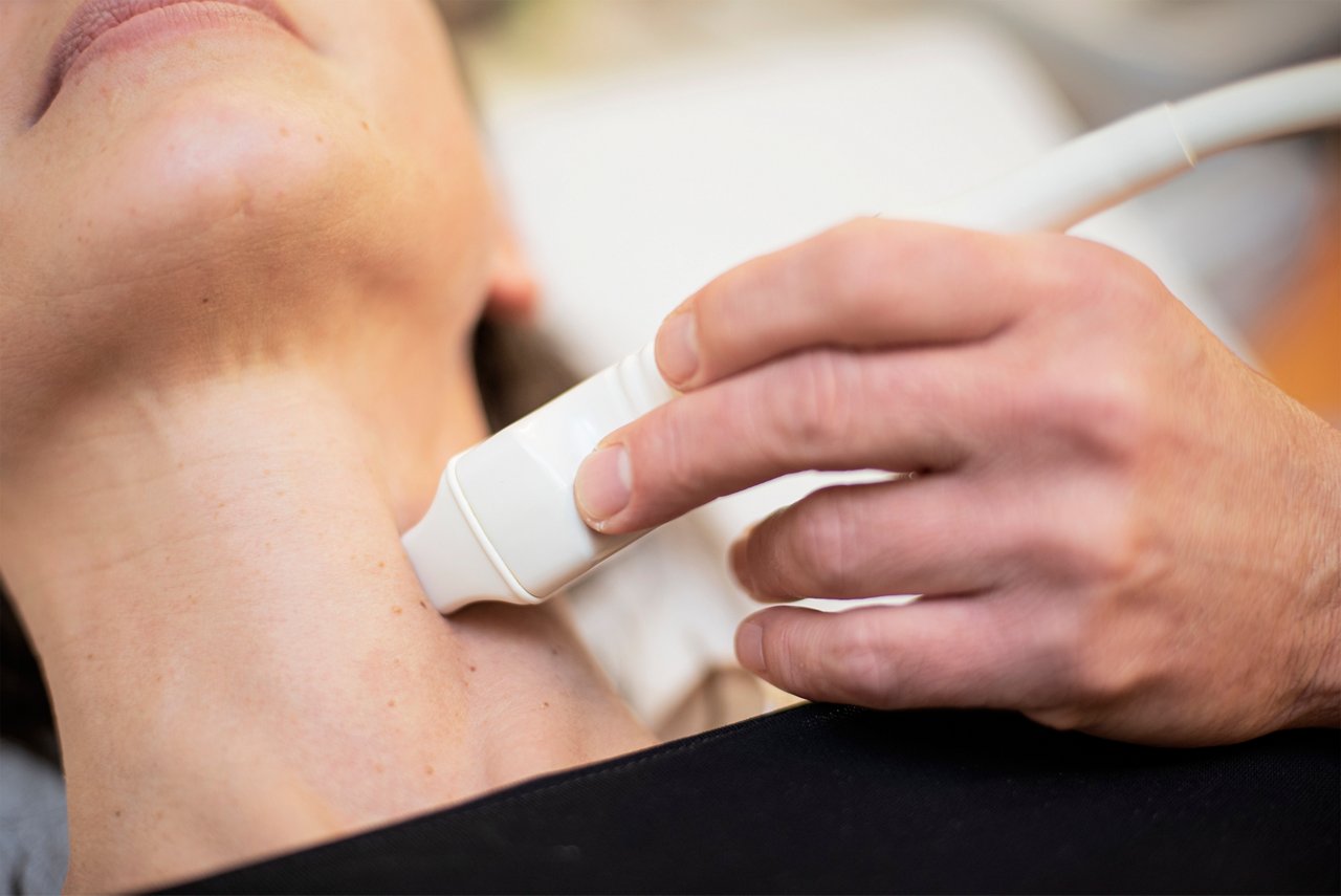 Ultraschall-Untersuchung der Schilddrüse