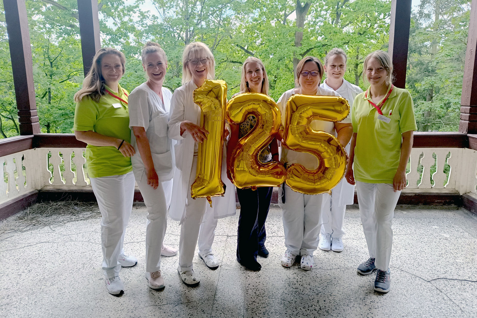 Jubiläumsbilder aus den Teams
