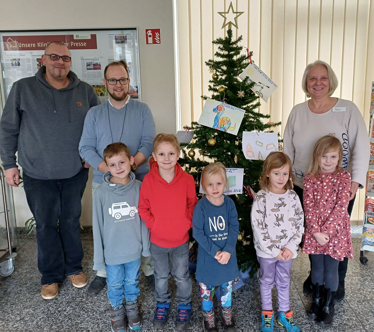 Wunschbaum in der Helios Fachklinik Vogelsang-Gommern aufgestellt