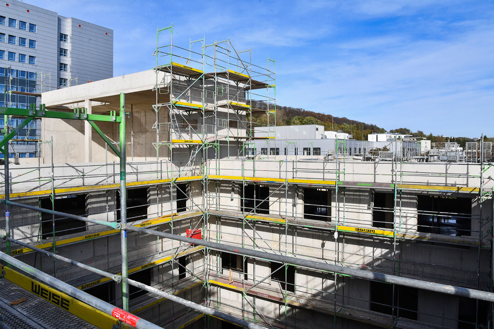 Baustelle Rohbau am Campus Barmen 2022 - 08