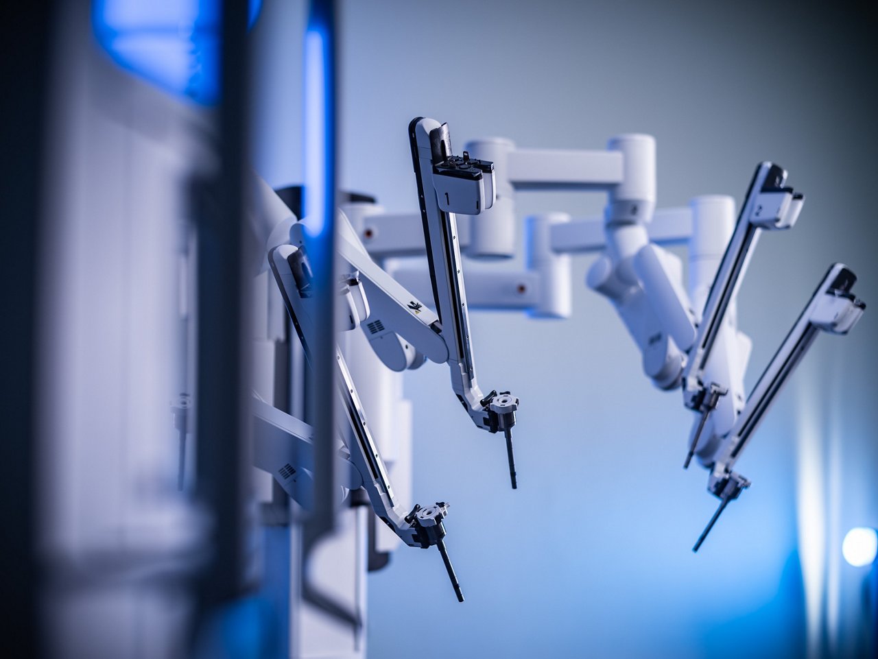 DaVinci-Operationsroboter im Helios-Klinikum ,26.03.19 in Wuppertal.