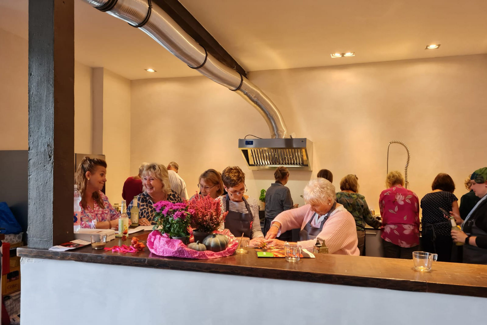 Kochkurs im Rahmen des Pinktober 2023