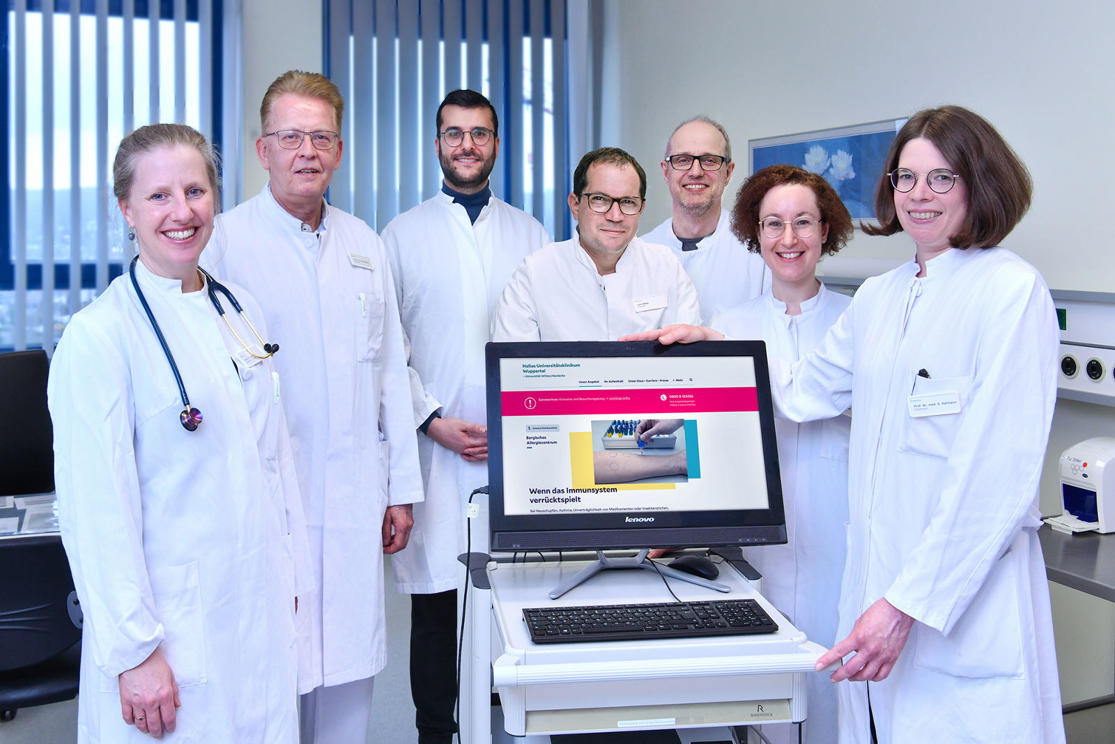 Das Team des Bergischen Allergiezentrums