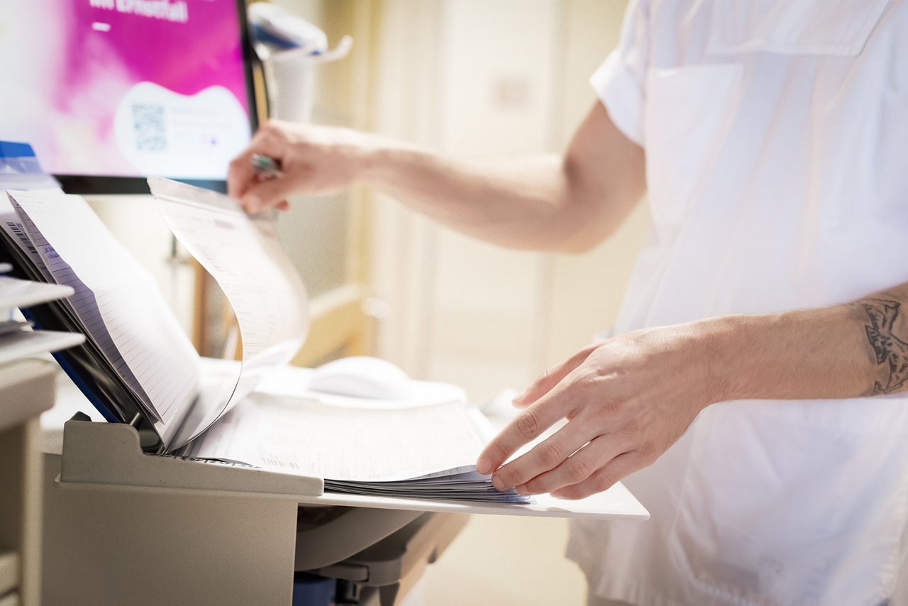 Pfelgekräfte bei der Arbeit