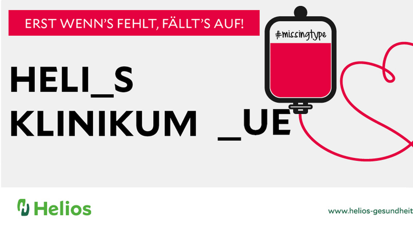 Helios Klinikum Aue lädt zur Blutspende ein