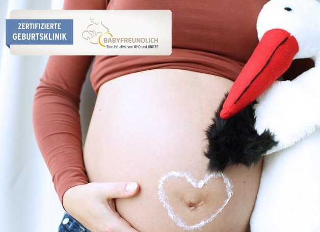 Bauch mit Zertifikat Babyfreundlich