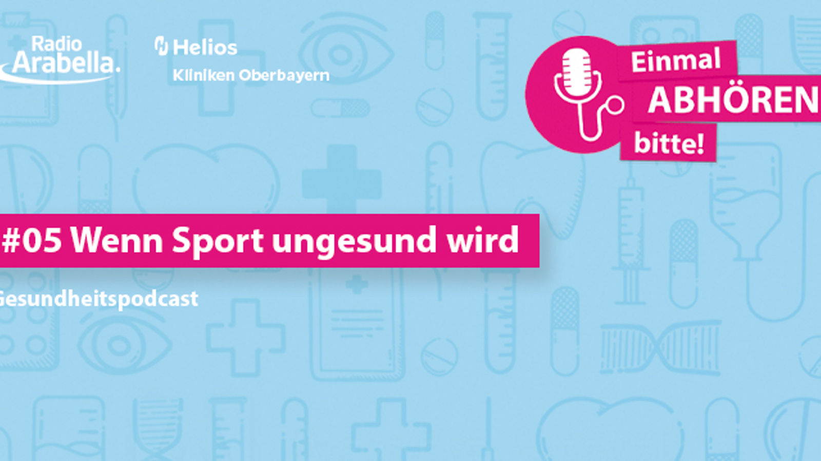Gesundheitspodcast – Folge 5: Wenn Sport ungesund wird