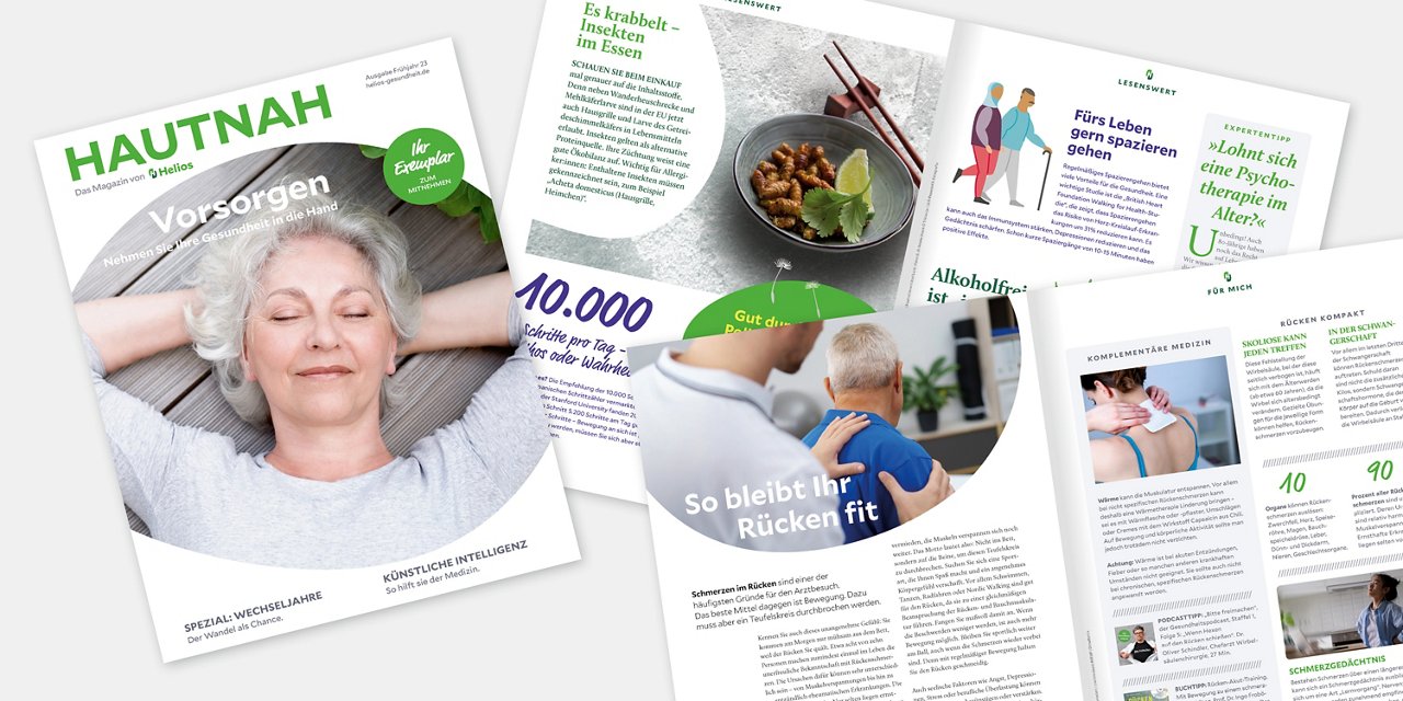 Grafik für Header der Sommerausgabe des Hautnah Magazins 2024.