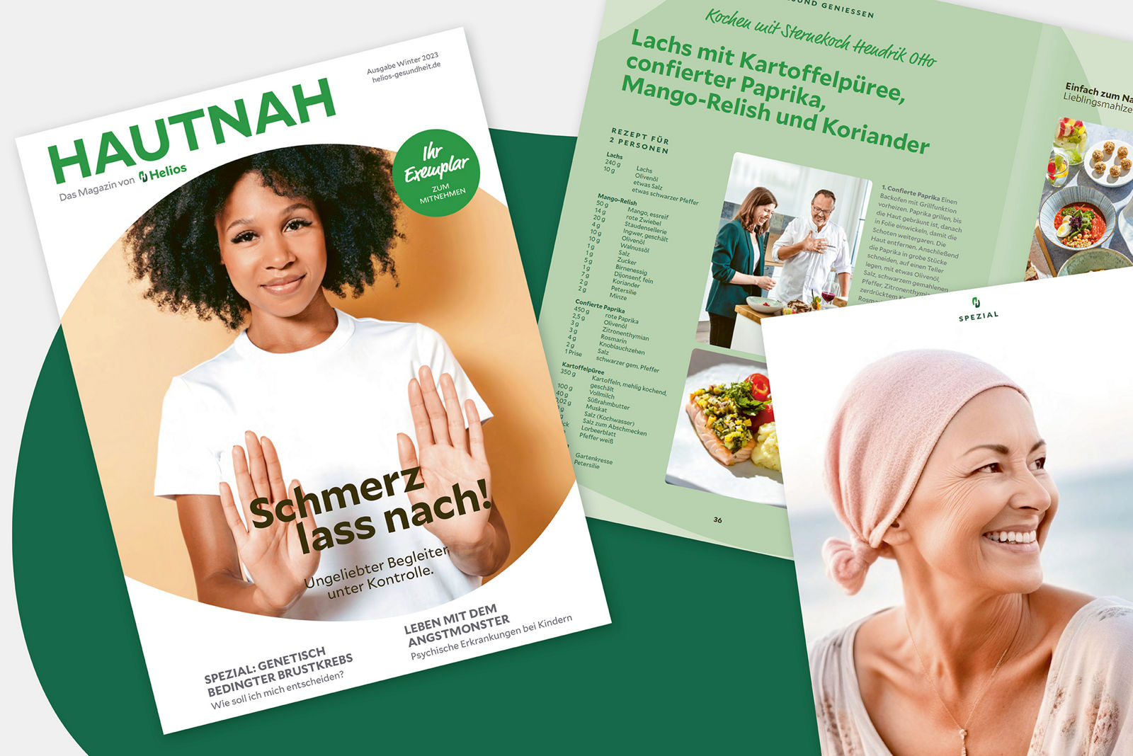 Einblick in die Winterausgabe 2023 Hautnah Magazin