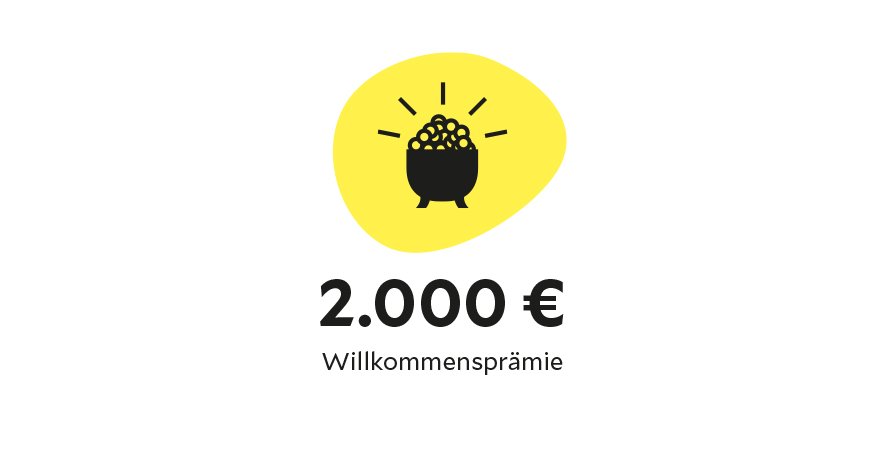 Piktogramm Willkommensprämie