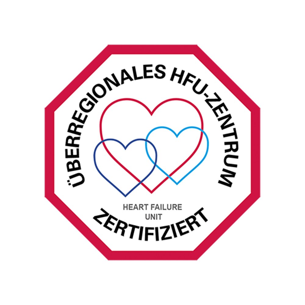 Logo Zertifizierung Überregionales Heart Failure Unit HFU Zentrum 