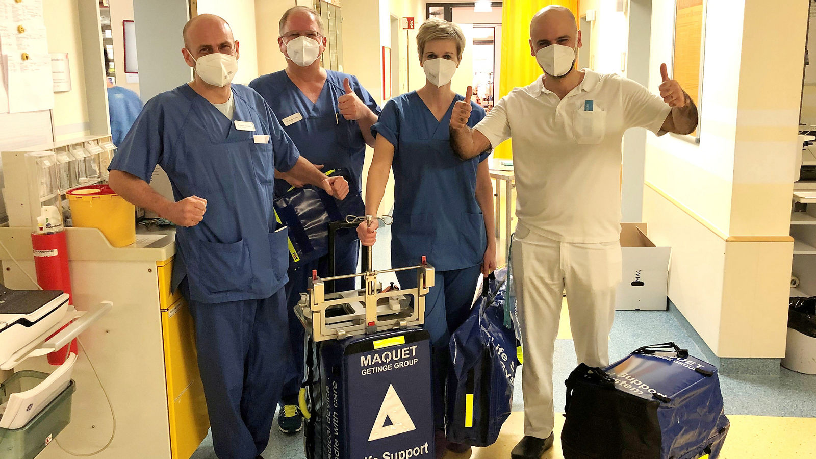 ECMO-Zentrum Bad Saarow richtet Abholdienst für Intensivpatienten mit schwerem Lungenversagen ein 