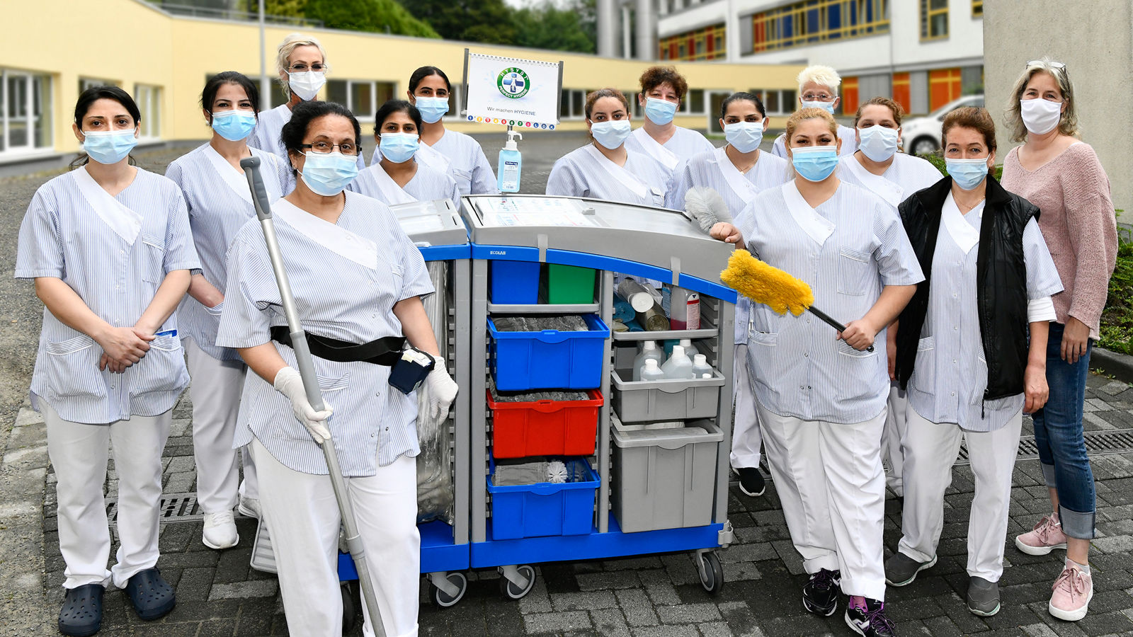 Ein sauberes Krankenhaus durch systemische Reinigung