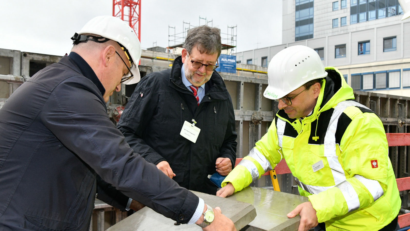 Grundsteinlegung des Neubaus am Helios Universitätsklinikum Wuppertal