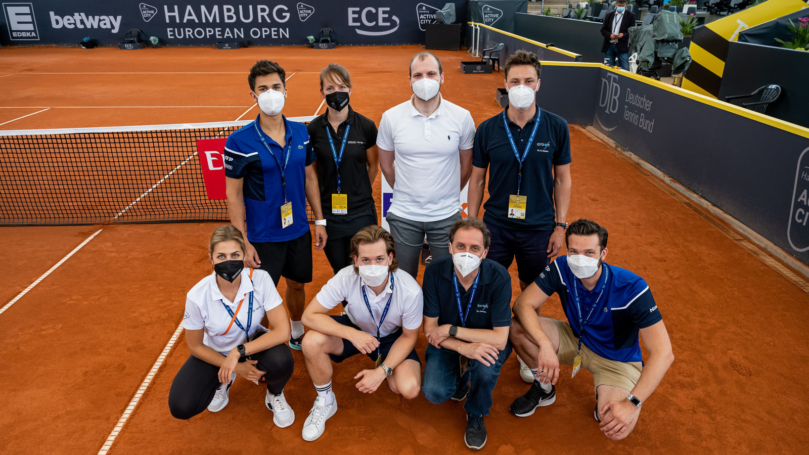 Einsatz Center Court: ENDO-Experten halten Tennis-Profis fit