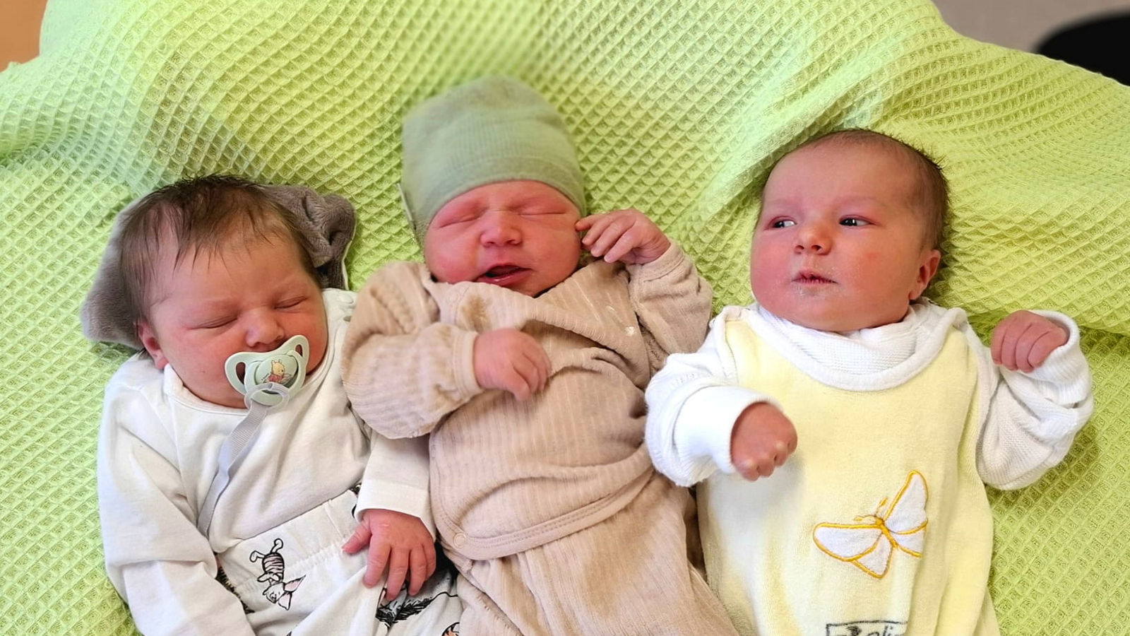 Neujahrsbabys der Geburtsklinik Köthen