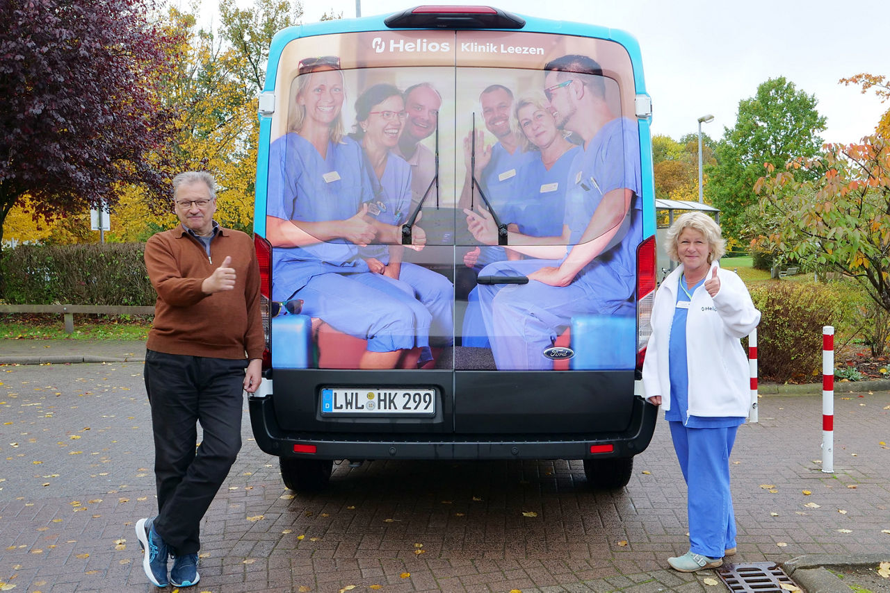 Mitarbeitenden-Shuttle der Helios Klinik Leezen startet