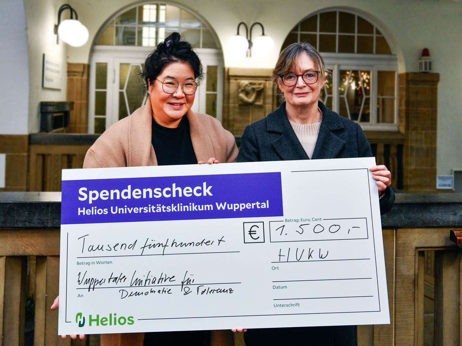 Aktion Herzenssache 2024: Helios Universitätsklinikum Wuppertal würdigt soziales Engagement seiner Mitarbeitenden