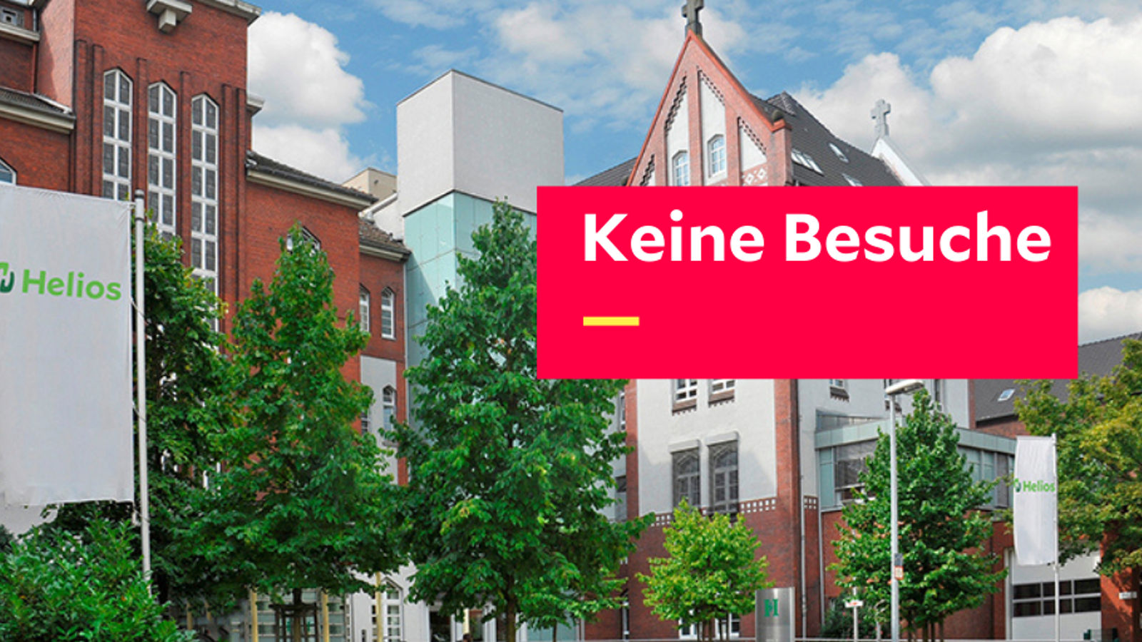 Erneuter Besucherstopp in der Helios St. Elisabeth Klinik Oberhausen 