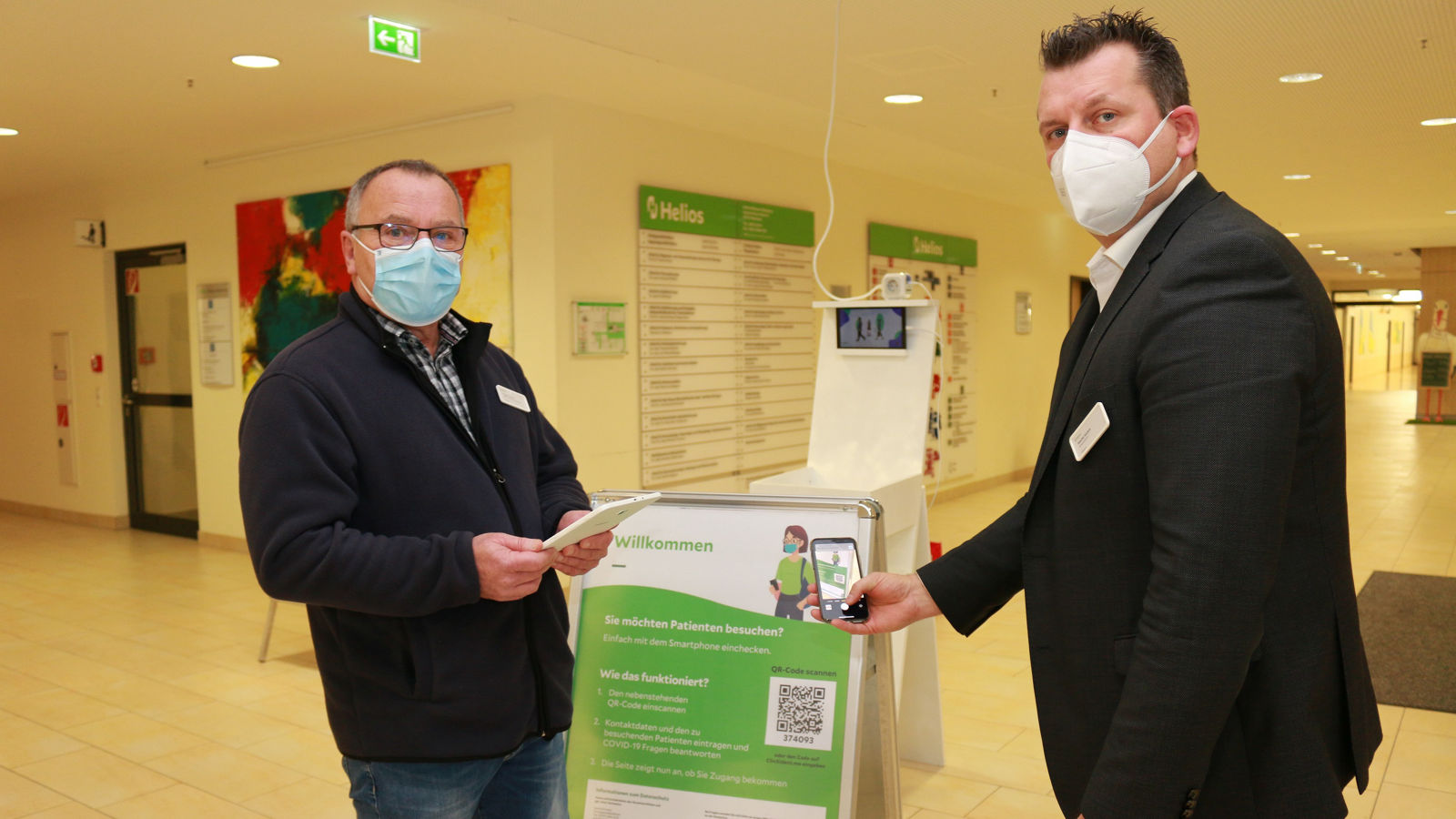 Registriert mit einem Klick