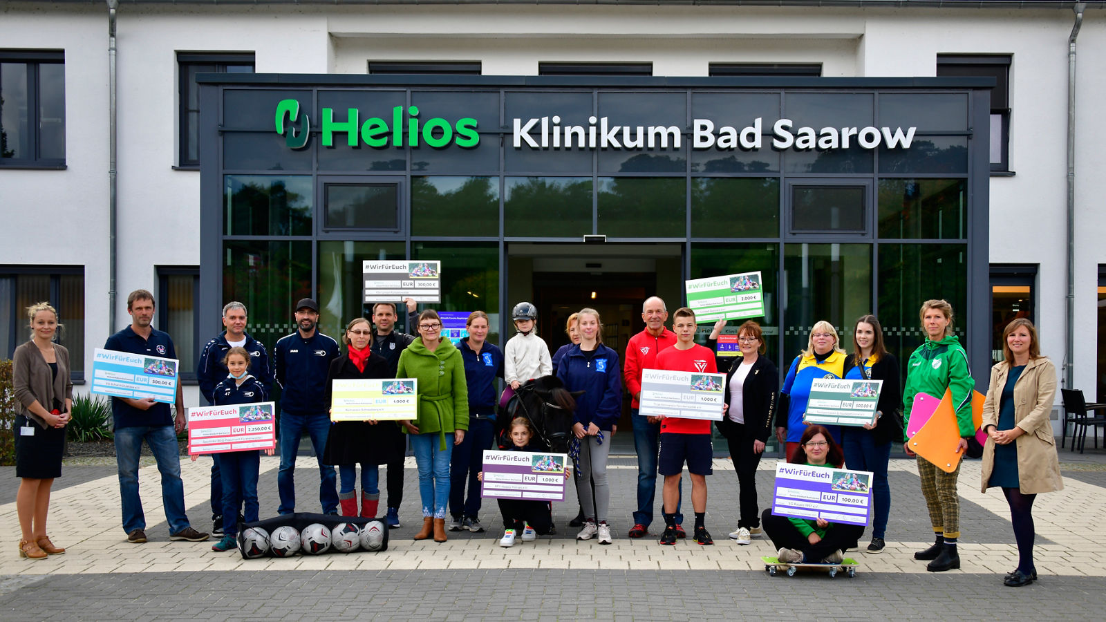 Helios Klinikum Bad Saarow unterstützt mit 9.000 Euro lokale Nachwuchssportvereine