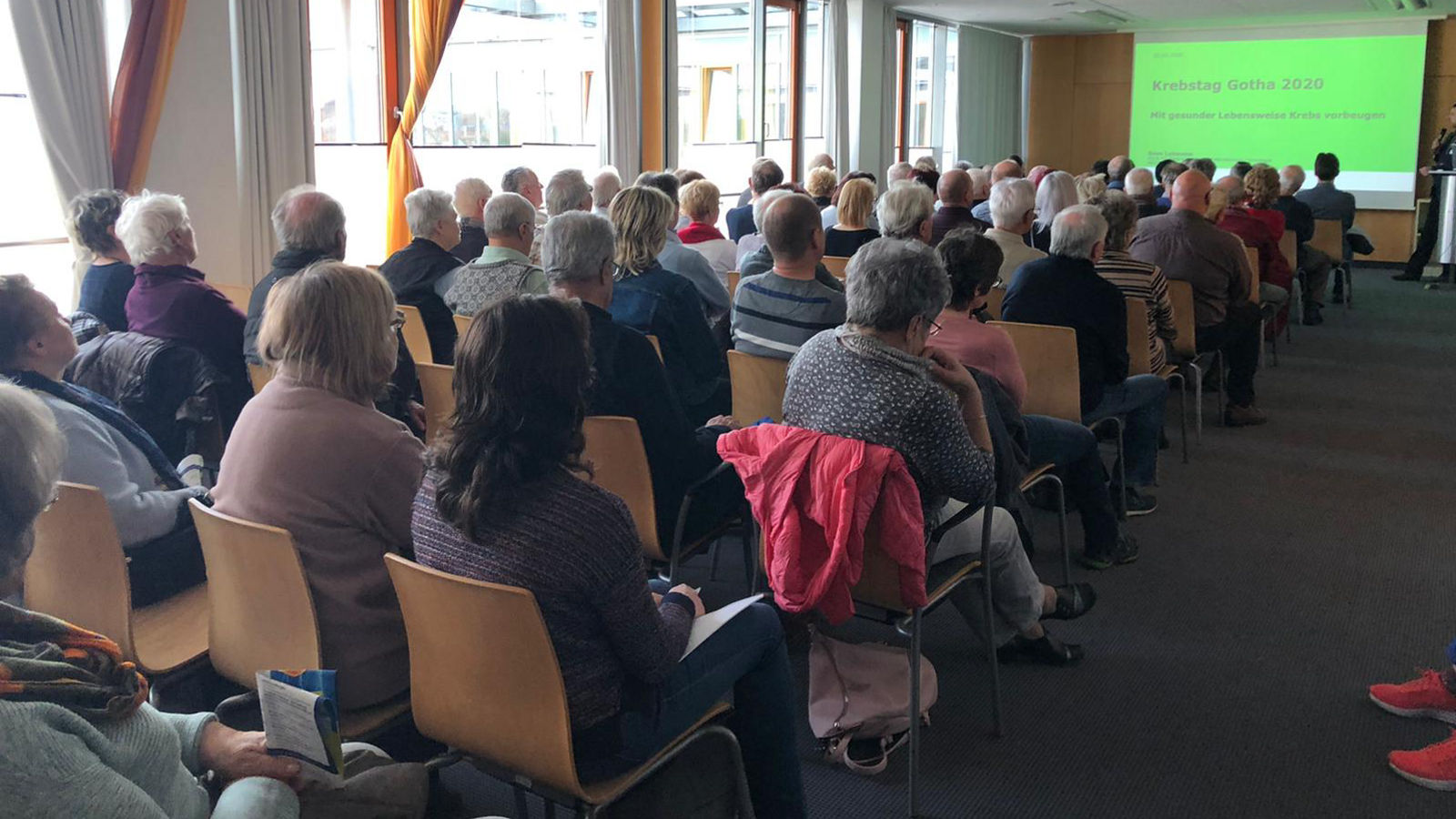 Mehr als hundert Besucher informierten sich zum Thema Krebsfrüherkennung