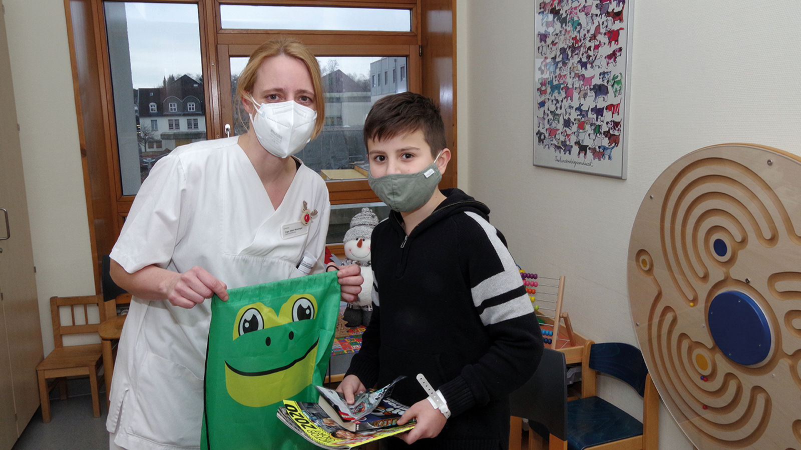 Nikolausgeschenke für die kleinen Patienten