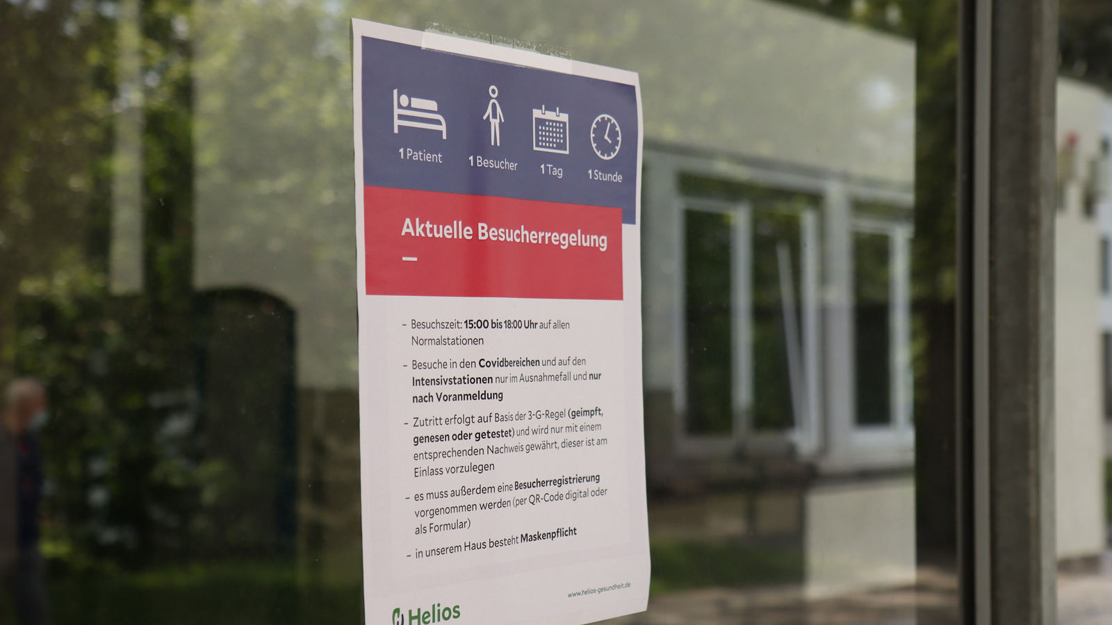 Helios Klinikum Aue lockert Besuchsregelungen