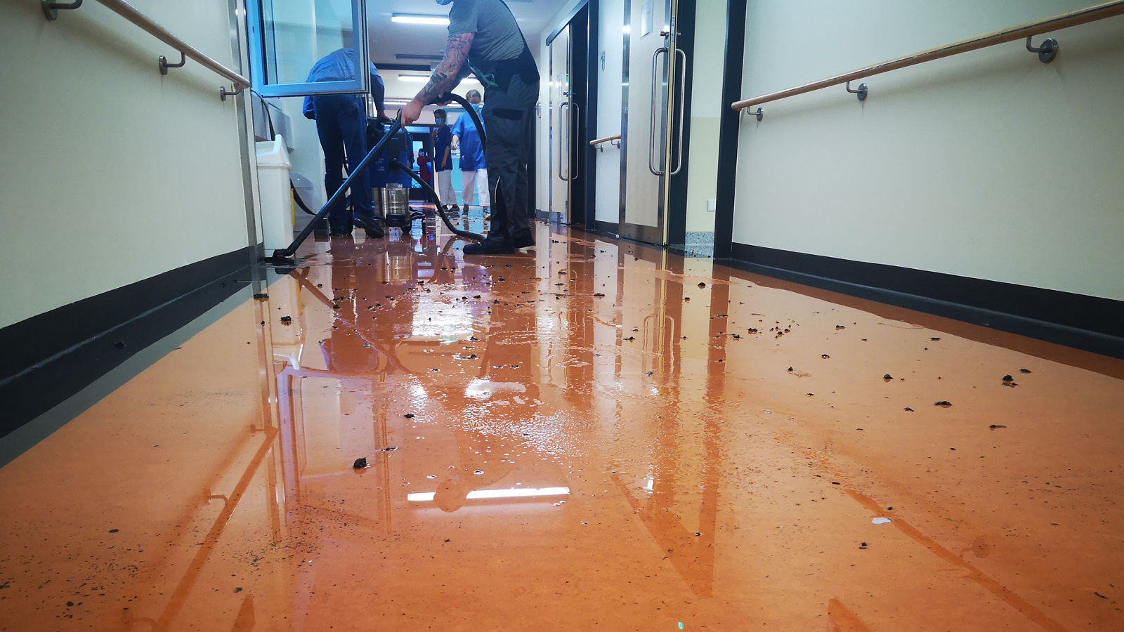 Wasserschäden durch Starkregen auch im Helios Klinikum Schwelm 