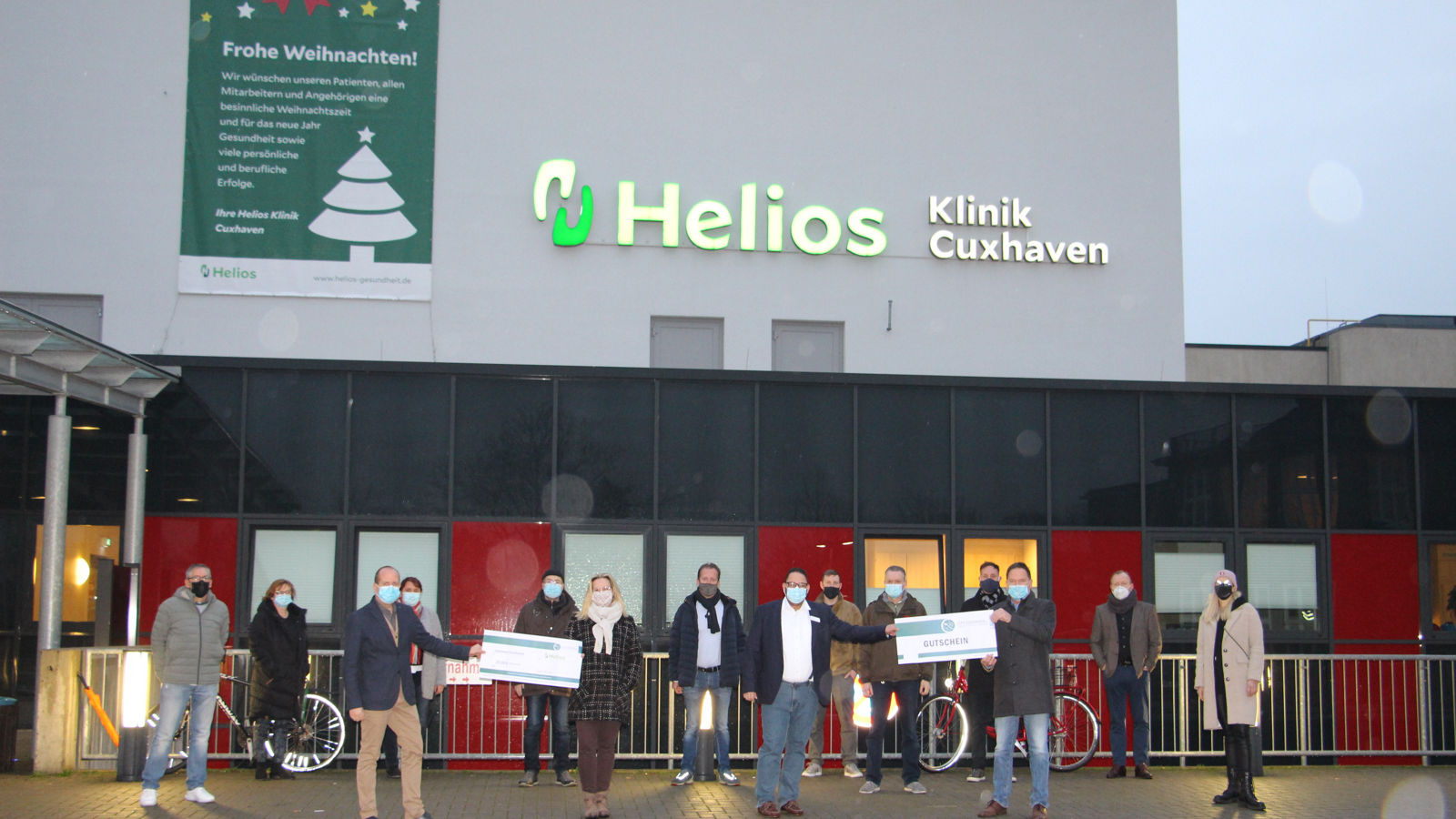 Helios Klinik Cuxhaven stärkt die lokale Wirtschaft mit 24.500 Euro
