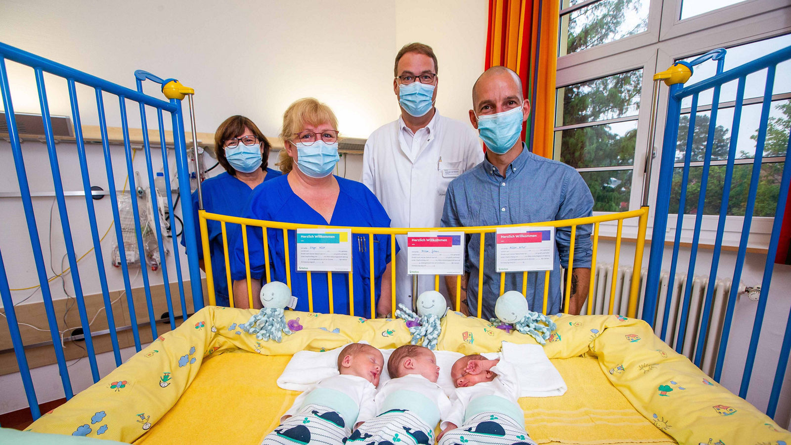 Drillinge im Helios Klinikum Erfurt
