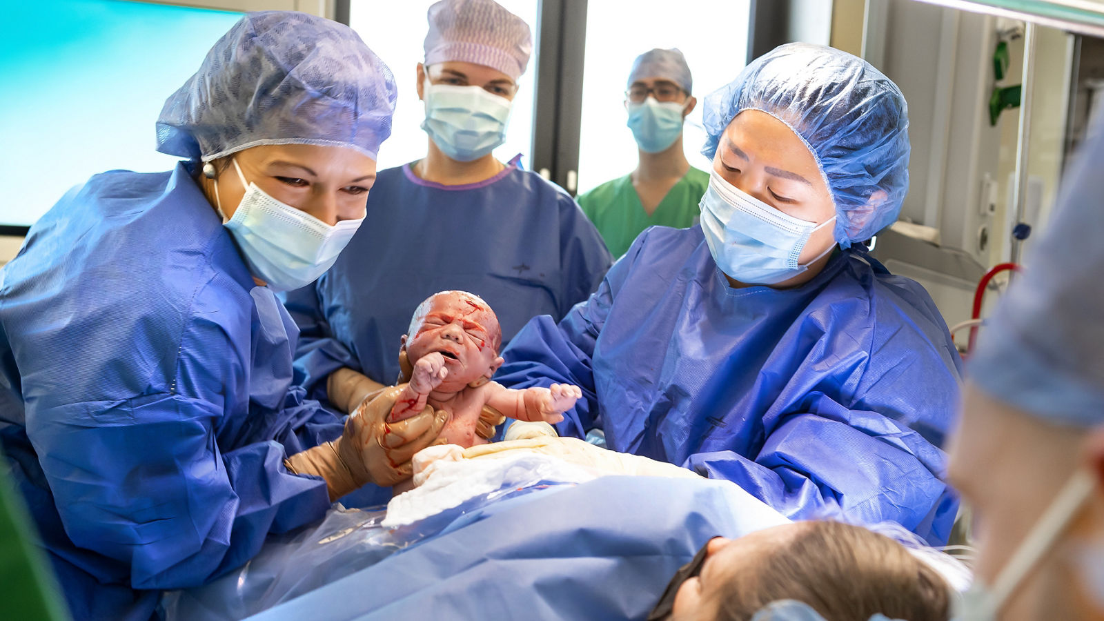 Kaisergeburt, Helios Klinik Schkeuditz, Geburtshilfe